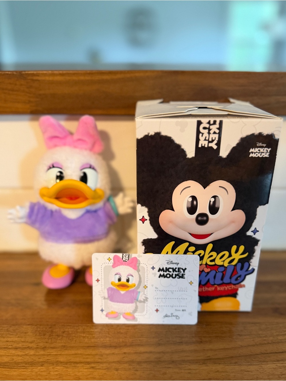 POP MART x Disney Mickey Family Cute Together Keychain — DAISY DUCK